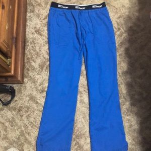 Royal Blue Greys Anatomy scrub pants